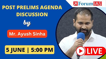 Post Prelims Strategy + Agenda for Mains 2023/2024 | Session by Mr. Ayush Sinha