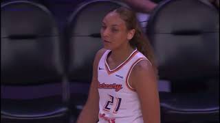 Last two minutes in first half of Los Angeles Sparks vs Phoenix Mercury