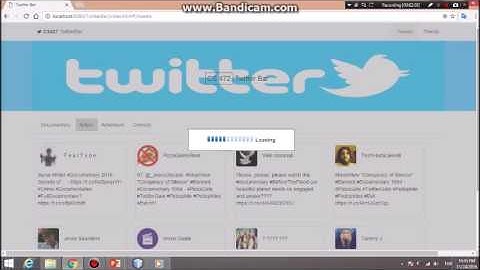 CS472 TwitterBar Application - Servlet HTML CSS JS