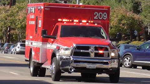 LAFD Rescue 209 Transporting