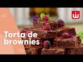 RECETA Torta de brownies con fudge casero | Ximena en Casa