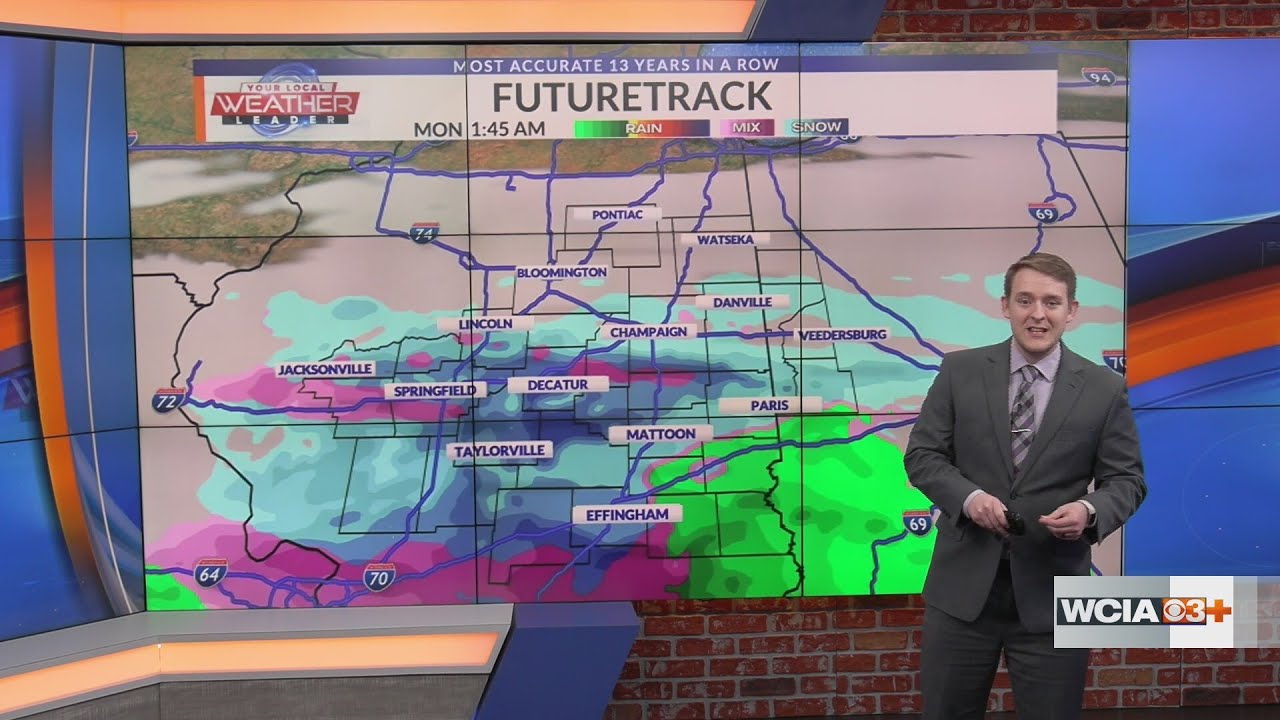 Snow & wintry mix tonight with rain chance after rain chance this week ...