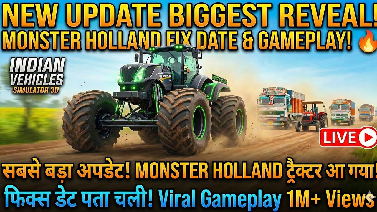 Indian Vehicle Simulator 3D: New Monster Online Update is Here! 🚜🔥 ...
