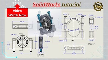 ⚡⚡⚡ 3D Modeling Practice , #solidworkstutorial  , Bearing Housing