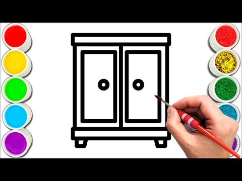 ドローイング油彩『The Cupboard』 ドローイング油彩『The Cupboard』