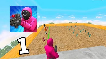 Squid Game but you are Guard - K-Sniper Challenge 3D 🦑 Gameplay Walkthrough |Episode 1|