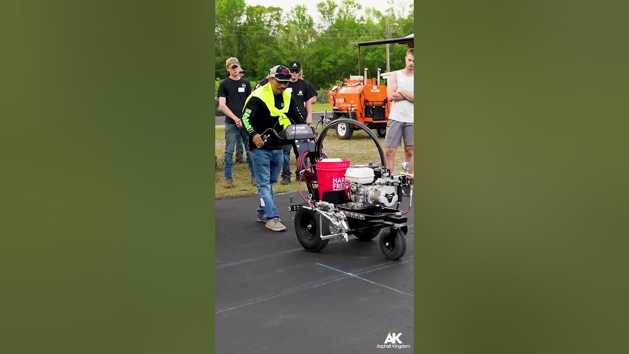 Line Striping Training with the Titan PowrLiner 3500 AKPRO2023 YouTube