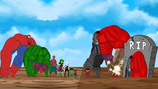 Rescue BLACK RED SPIDER-HULK: Returning from the Dead SECRET - FUNNY [#4] | SUPER HEROES MOVIES