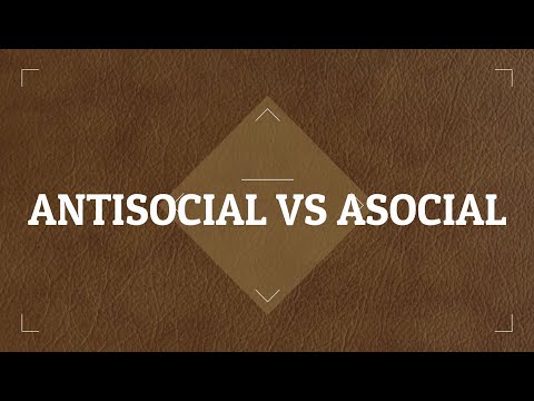 Antisosial dan Asosial, Apa Bedanya?