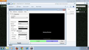 Custom boot screen in Windows 7