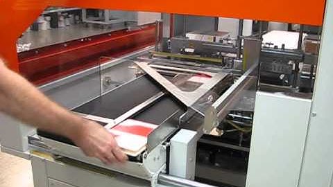 CLAMCO 6800CS Side Seal Machine Book Packaging Demo Video