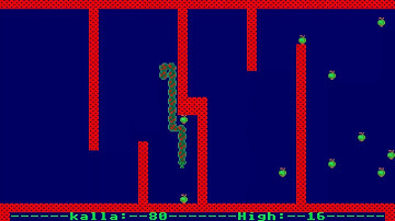 ATARI ST THE SNAKE DIE SCHLANGE LOW RES COLOR GFA BASIC 1988 By Jorn Leiber Joern & Wonderware STE