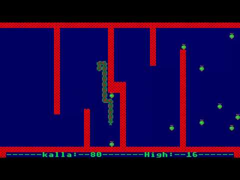 ATARI ST THE SNAKE DIE SCHLANGE LOW RES COLOR GFA BASIC 1988 By Jorn Leiber Joern & Wonderware STE