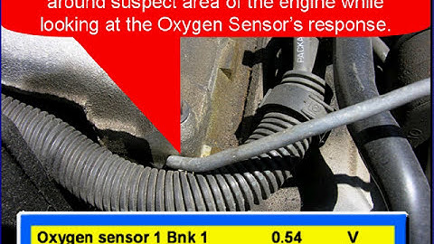 07 GM Diagnostics: Scan Data for Vacuum Leak