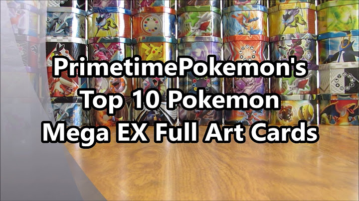 Mon top 10 des cartes Pokemon Mega EX Full Art