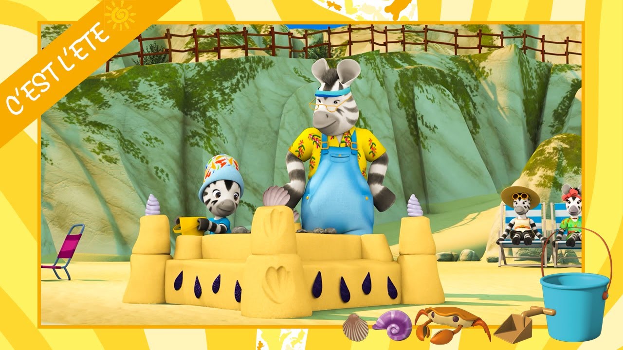 1h de ZOU en vacances ☀️🏖️ Dessins animés en français 🦓