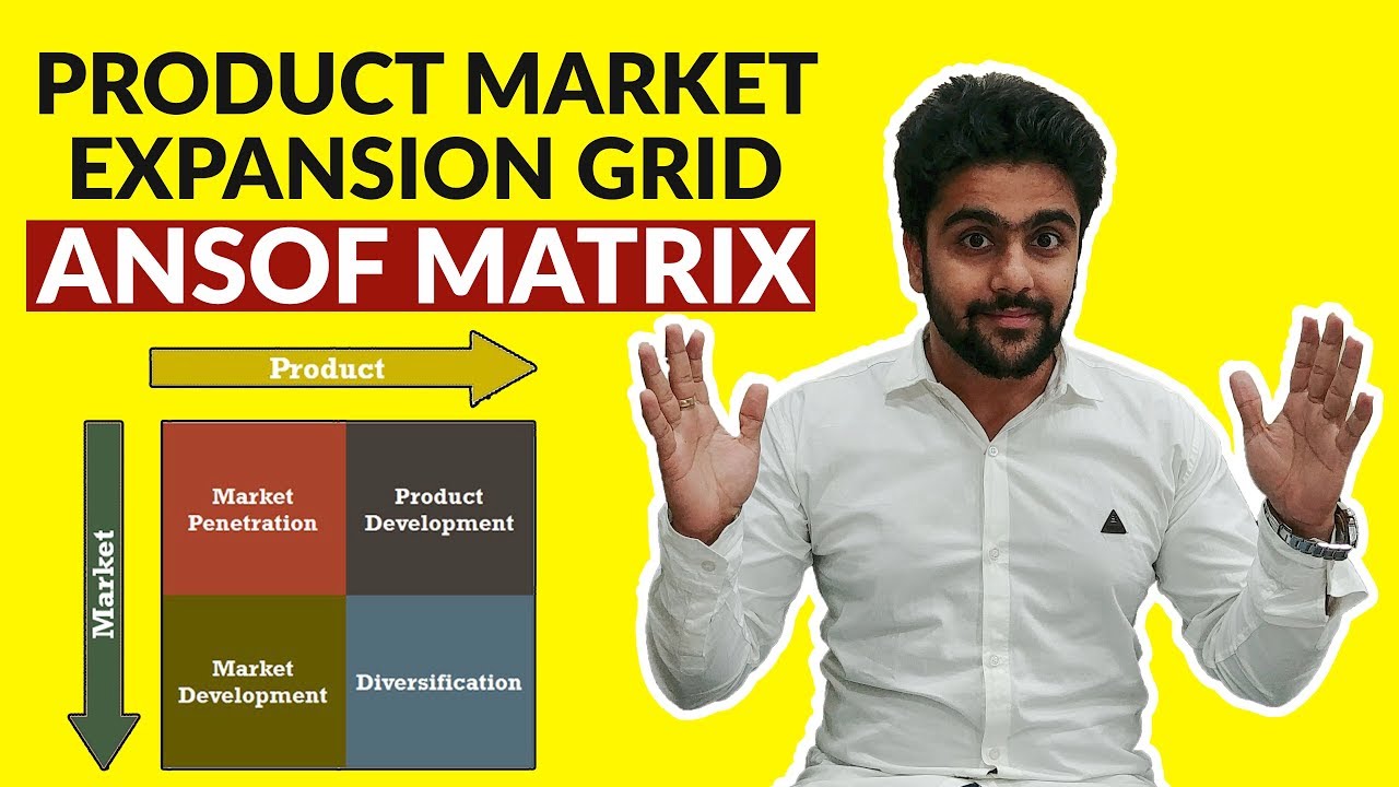 Ansof Matrix | PRODUCT MARKET EXPANSION GRID |Hindi | - YouTube