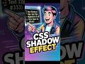 CSS Shadow Effects Explained | Box-Shadow &amp; Text-Shadow Tutorial | Web Suraj | #coding #shorts