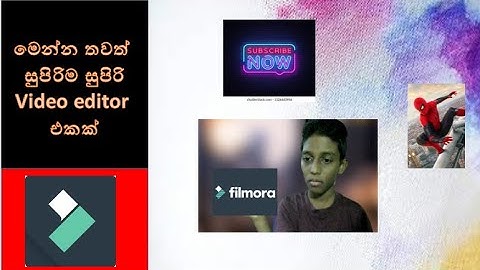 Video Editing Software for PC & Laptop || Corel Video Studio|| Sinhala Tutorial