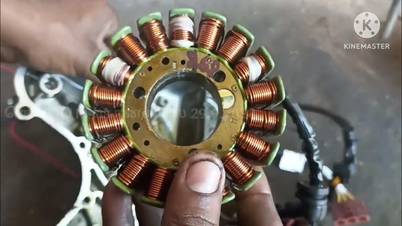 KTM bike Battery Charging complaint, coil fault checking Video