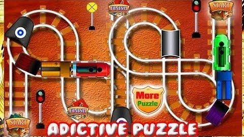 Train Track Maze 2020 - Track Builder - (Level 1 - 15) Gameplay #1