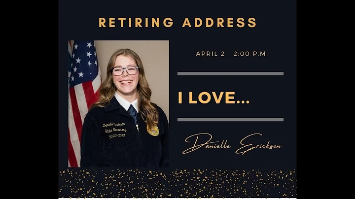 Retiring Address - Danielle Erickson - 2020-2021 W...