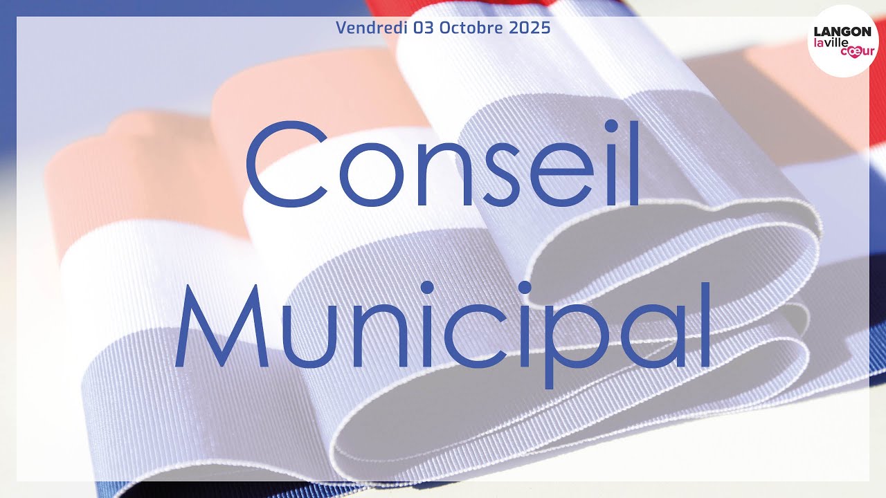 Conseil Municipal Octobre 2025