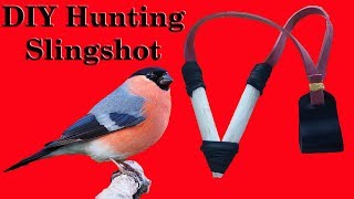 How to Make a DIY Powerful Hunting Slingshot | How to Make Gulel