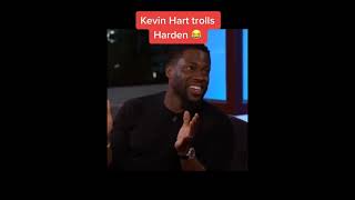 “I hate your calf’s” || Kevin Hart Trolls Harden || #kevinhart #jamesharden #nba 