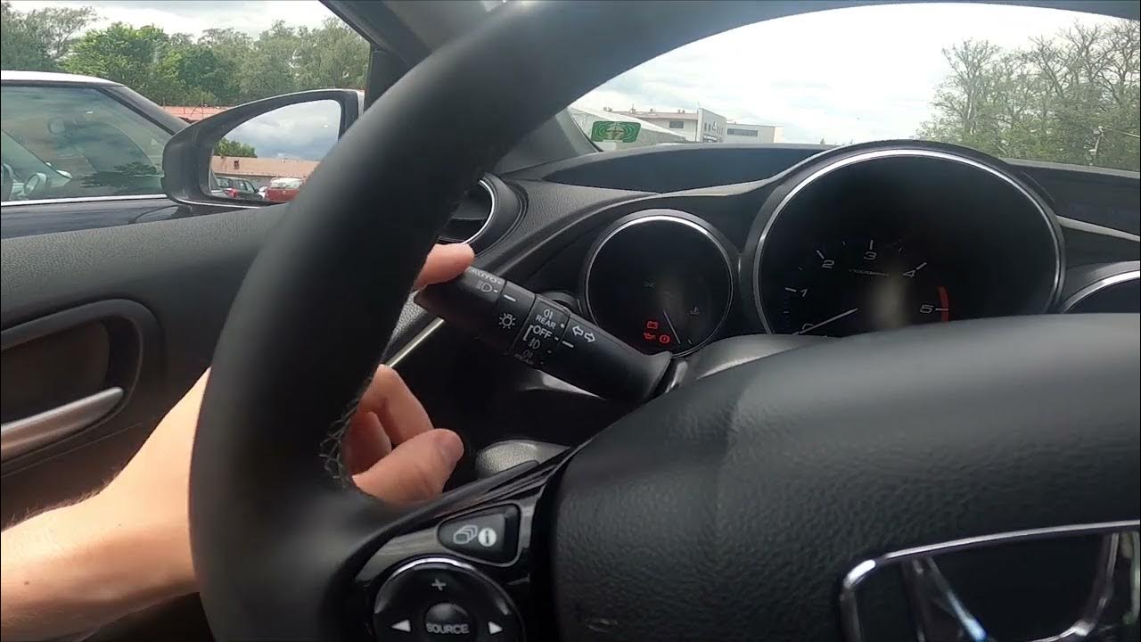 How to Enable or Disable Dipped Beam in Honda Civic IX ( 2012 - 2017