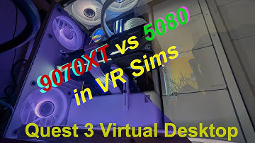 RTX5080 vs 9070XT Tested in VR on Quest3 and Virtual Desktop!!