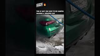 He Ruined His Car Wrap Doing This