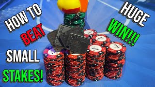 Tips And Tricks To Beat Small Stakes Poker! Poker Vlog #2