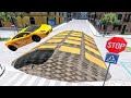 Cars vs Giant Speed Bump #1 – BeamNG Drive | CrashBoomPunk