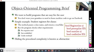 CSE 20133 - Lecture 25 - Introduction to C++