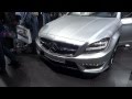 Mercedes CLS 63 AMG Shooting Brake exterior view in HD at the 2012 Paris Motor Show