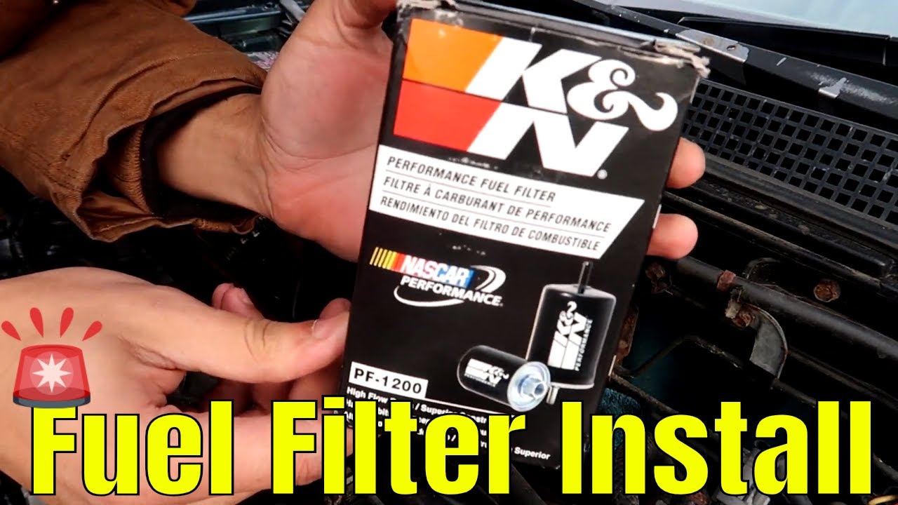 How to install fuel filter YouTube