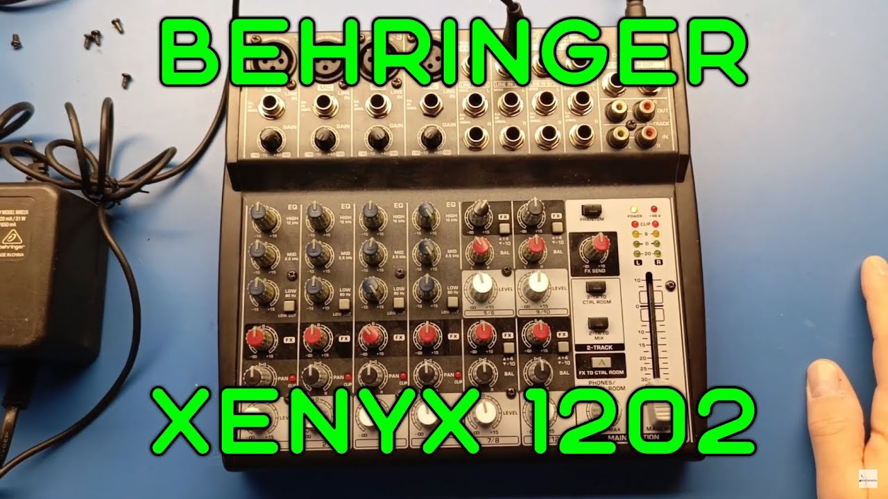 BEHRINGER XENYX 1202 - YouTube
