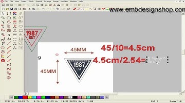 How can do Measurement of Embroidery design||  wilcom design measurement