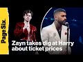 Zayn Malik appears to take dig at Harry Styles with ticket prices