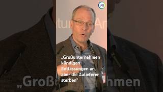 Großunternehmen Kündigen Entlassungen An, Aber Die Zulieferer Sterben