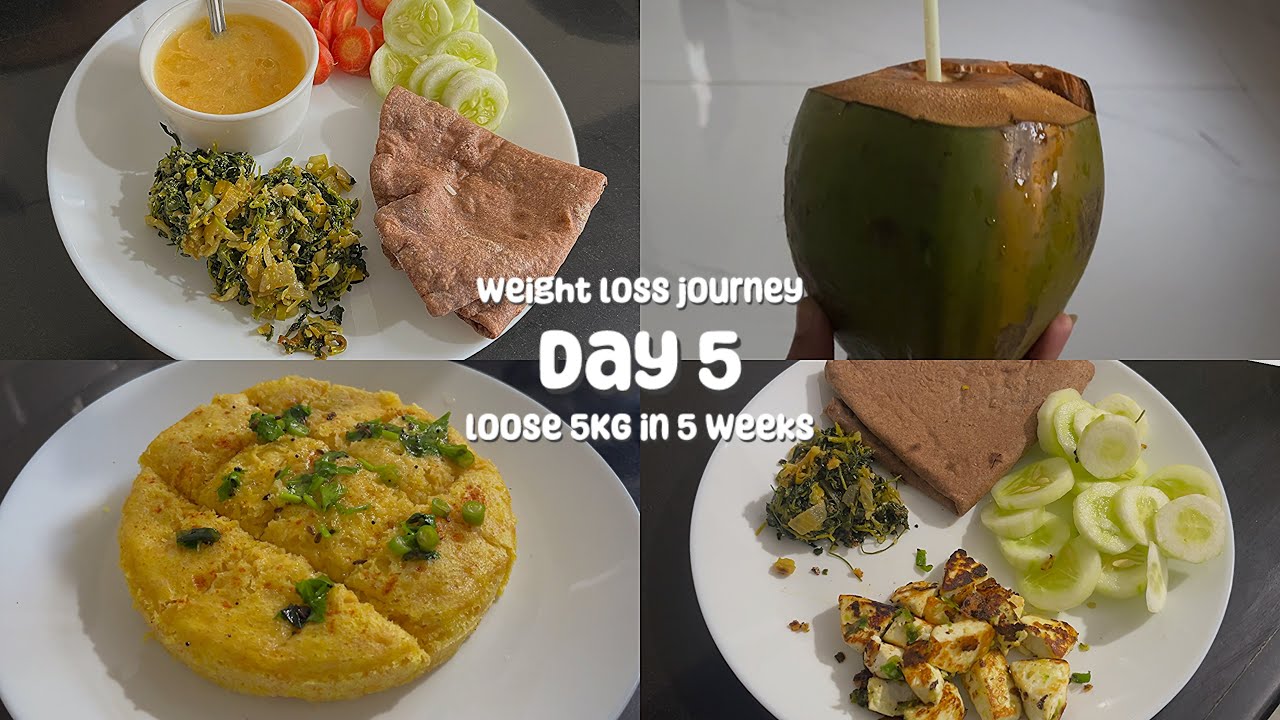 Day 5 -Realistic Day of Eating to Lose Weight |10k steps 🚶‍♀️workout🏋️‍♀️cooking 🥘 Realistic Meals 🍛