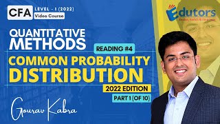 CFA Level 1 (2022) | Quantitative Methods | Reading 4 | Part 1 | Hindi | Gourav Kabra