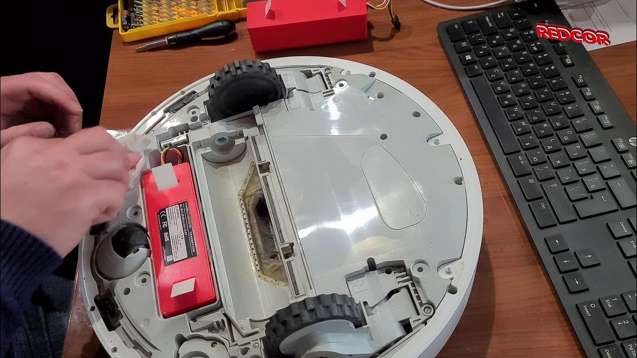 Как поменять Аккумулятор на роботе-пылесосе Xiaomi Mi Robot Vacuum Cleaner ? - Y