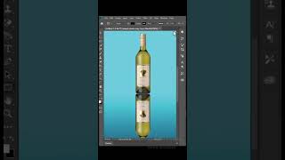 HOW TO MAKE A BOTTLE MOCKUP | 1-MINUTE VIDEO TUTORIAL  #adobephotoshop  #photoshopshorts