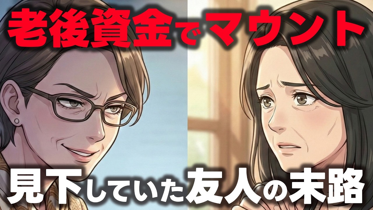資産で見下しマウントを取り続けた友人の悲惨すぎる末路｜シニアライフ｜老後の資金｜シニア物語