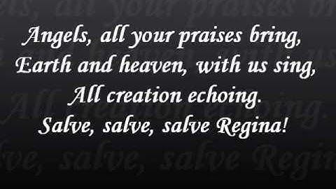 Thumbnail of Salve Regina lyrics