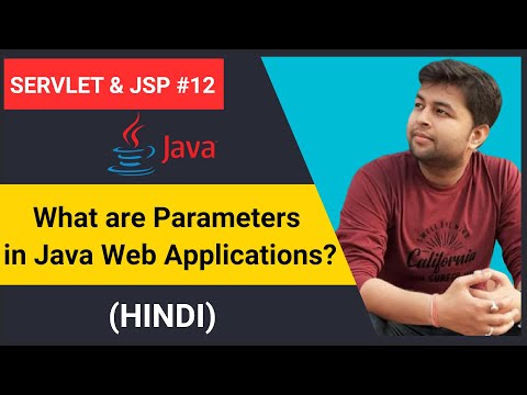 What are the parameters in java web application | HINDI | Servlet & JSP #12
