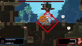 Playing Broforce w/ A Broforce Developer