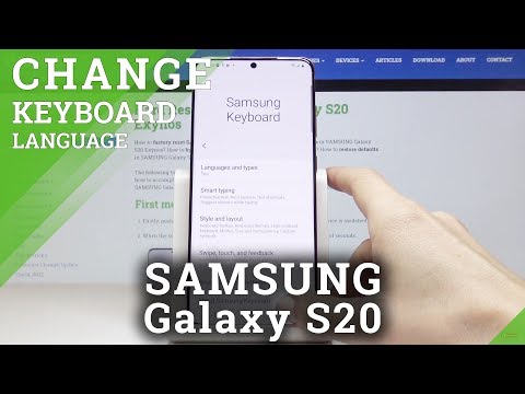How to Change Keyboard Language in SAMSUNG Galaxy S20 – Keyboard Settings
